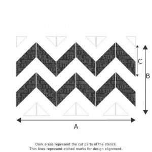 Chevron Stencil